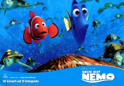 Przód ulotki filmu 'Gdzie Jest Nemo'