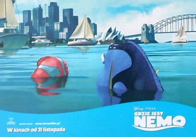 Przód ulotki filmu 'Gdzie Jest Nemo'