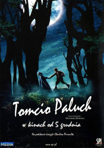 Przód ulotki filmu 'Tomcio Paluch'