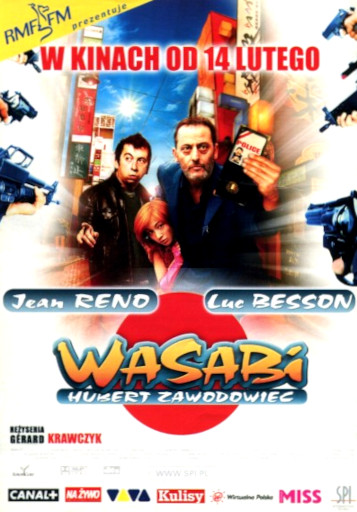 Przód ulotki filmu 'Wasabi - Hubert Zawodowiec'