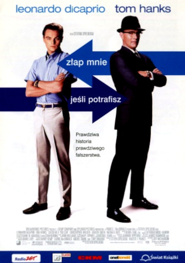 Przód ulotki filmu 'Złap Mnie, Jeśli Potrafisz'