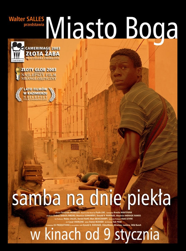 Polski plakat filmu 'Miasto Boga'
