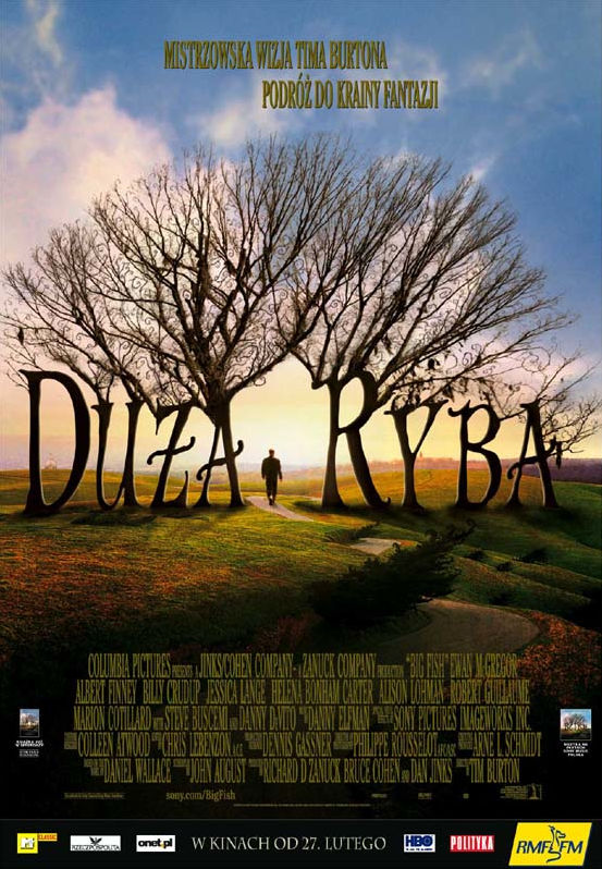 Polski plakat filmu 'Duża Ryba'