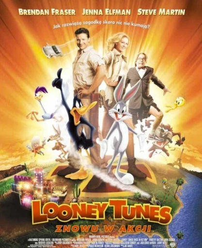 Polski plakat filmu 'Looney Tunes Znowu W Akcji'