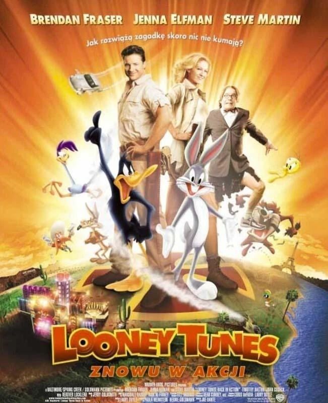 Polski plakat filmu 'Looney Tunes Znowu W Akcji'