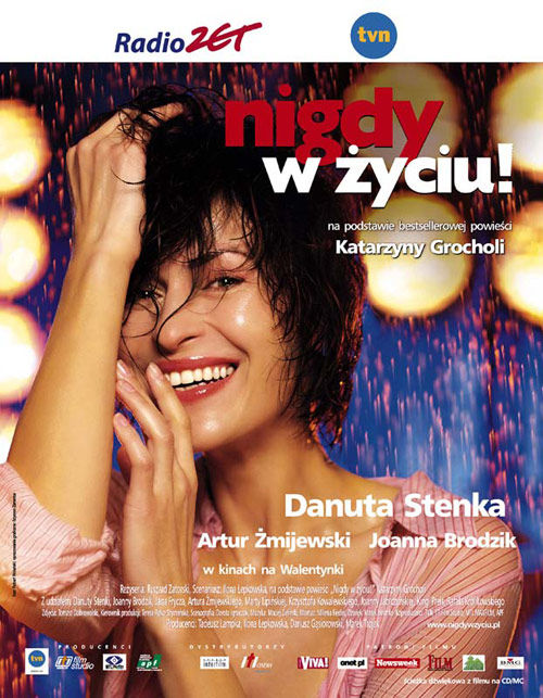 Polski plakat filmu 'Nigdy W Życiu!'