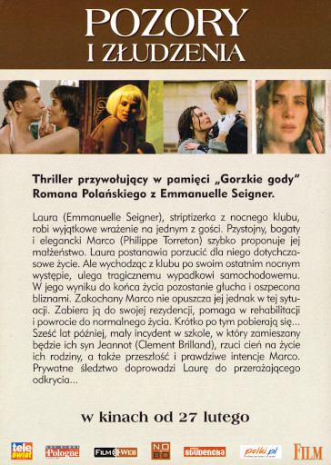 Tył ulotki filmu 'Pozory i Złudzenia'