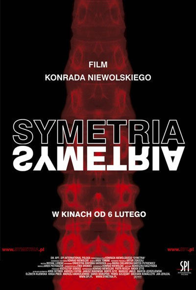 Polski plakat filmu 'Symetria'