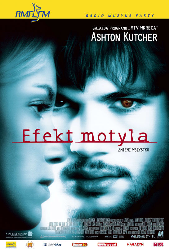 Polski plakat filmu 'Efekt Motyla'