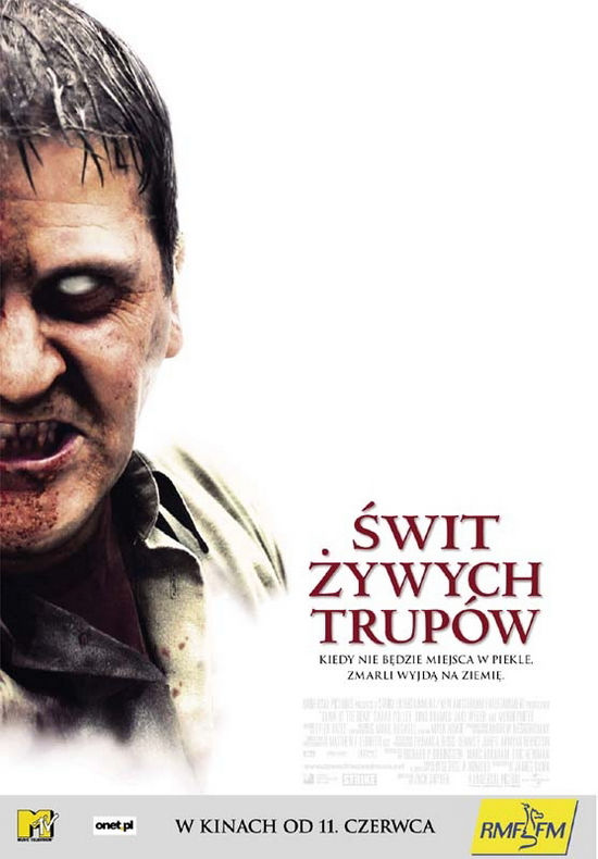 Polski plakat filmu 'Świt Żywych Trupów'