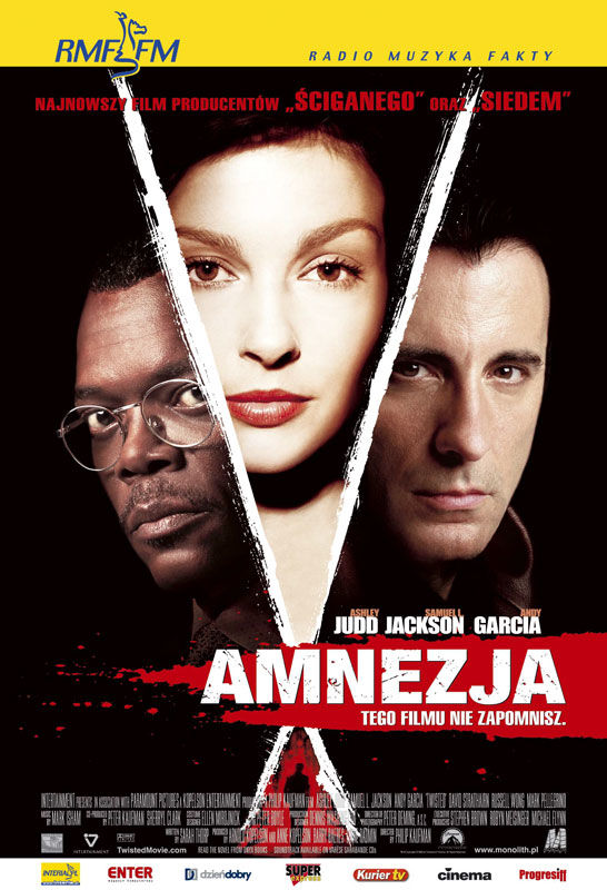 Polski plakat filmu 'Amnezja'