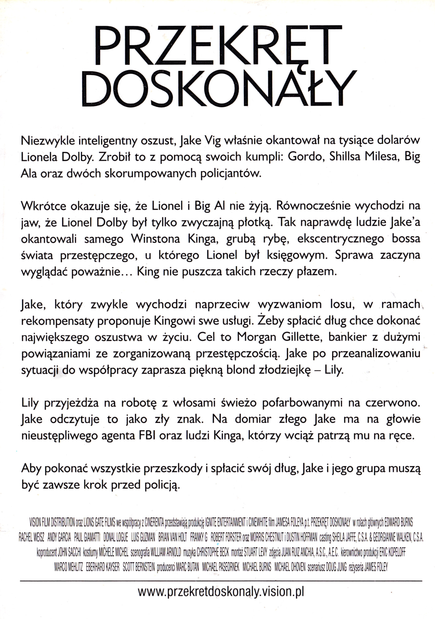 Ulotka filmu ''