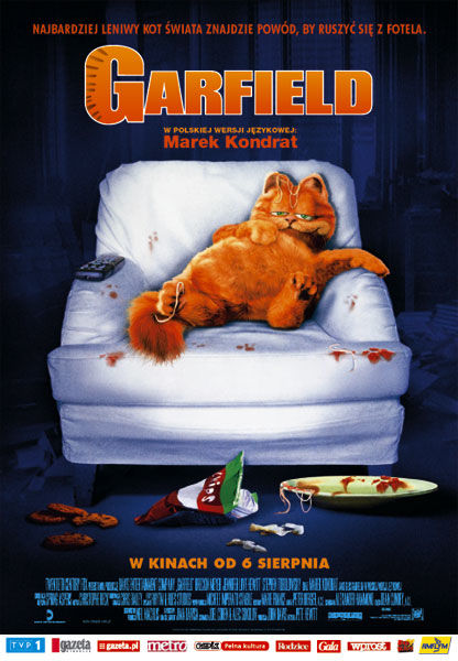 Polski plakat filmu 'Garfield'