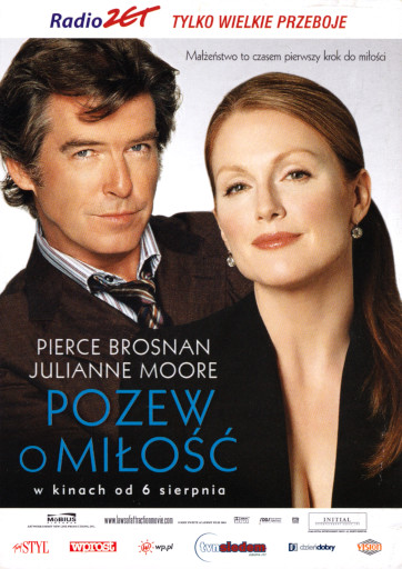 Przód ulotki filmu 'Pozew O Miłość'