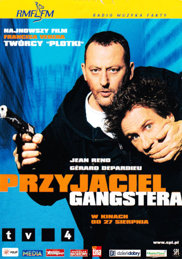 Przód ulotki filmu 'Przyjaciel Gangstera'