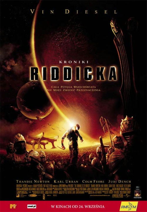 Polski plakat filmu 'Kroniki Riddicka'