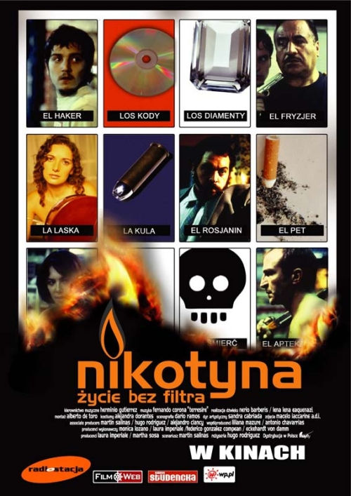 Polski plakat filmu 'Nikotyna'