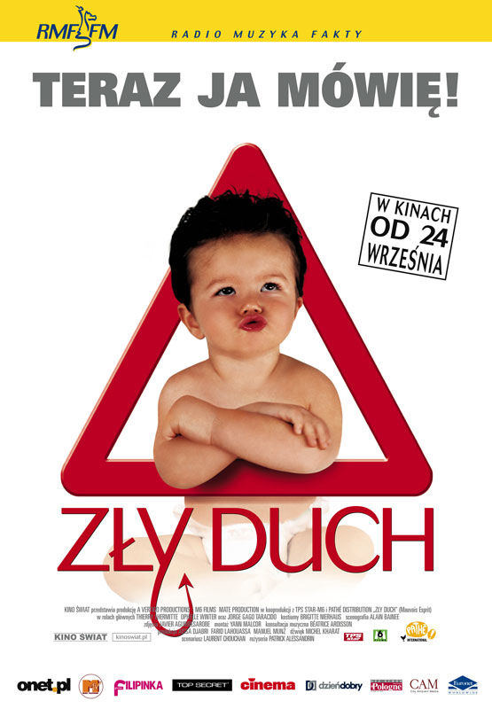 Polski plakat filmu 'Zły Duch'