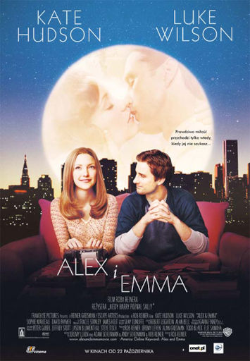 Przód ulotki filmu 'Alex i Emma'