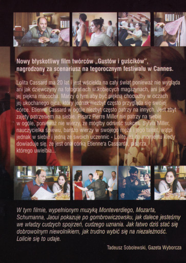 Tył ulotki filmu 'Popatrz Na Mnie'
