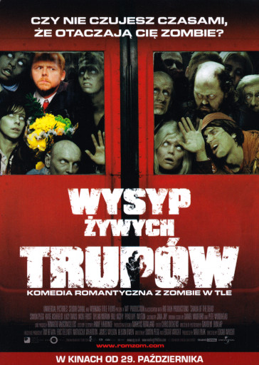 Przód ulotki filmu 'Wysyp Żywych Trupów'