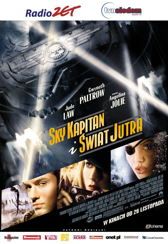 Polski plakat filmu 'Sky Kapitan i Świat Jutra'
