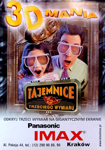 Przód ulotki filmu '3D Mania. Tajemnice Trzeciego Wymiaru'