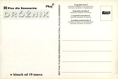 Tył ulotki filmu 'Dróżnik'