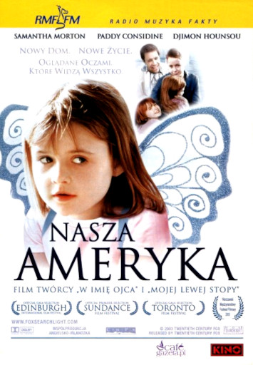 Przód ulotki filmu 'Nasza Ameryka'