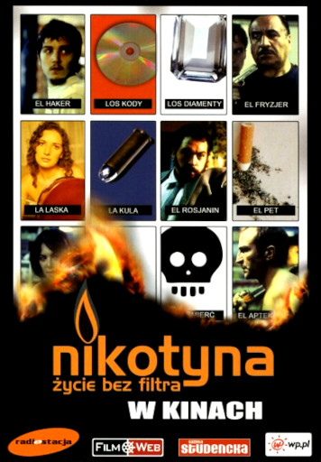 Przód ulotki filmu 'Nikotyna'
