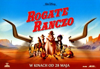 Przód ulotki filmu 'Rogate Ranczo'