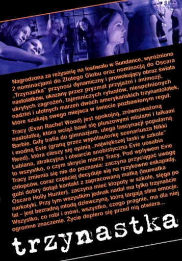 Tył ulotki filmu 'Trzynastka'