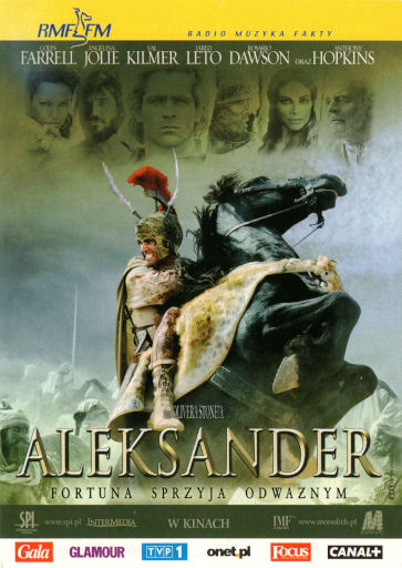 Przód ulotki filmu 'Aleksander'