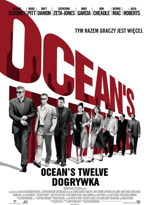 Polski plakat filmu 'Ocean’s Twelve: Dogrywka'