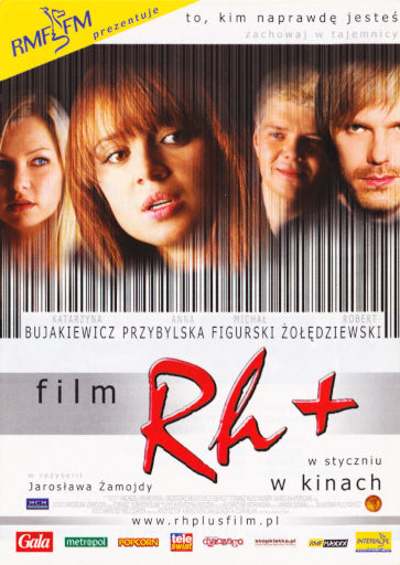 Przód ulotki filmu 'Rh+'