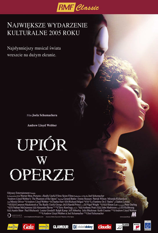 Polski plakat filmu 'Upiór W Operze'