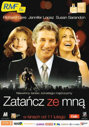 Przód ulotki filmu 'Zatańcz Ze Mną'