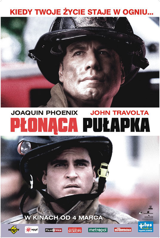 Polski plakat filmu 'Płonąca Pułapka'
