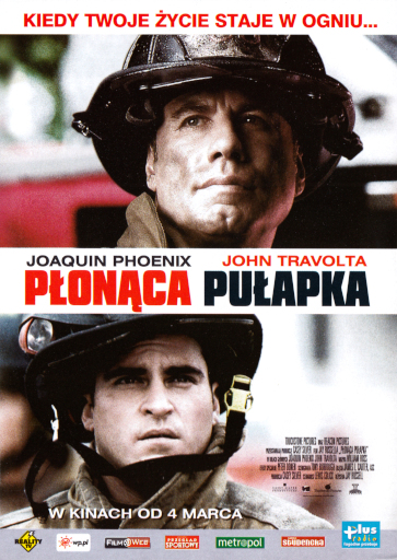 Przód ulotki filmu 'Płonąca Pułapka'