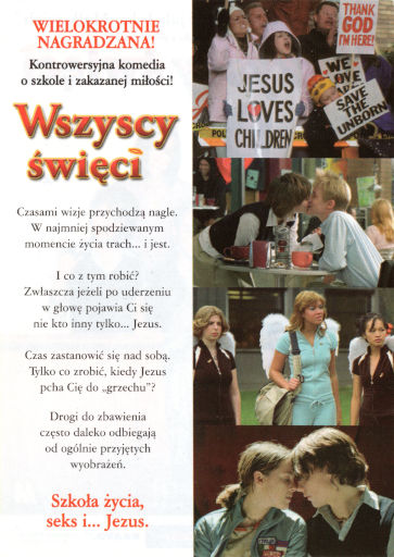 Tył ulotki filmu 'Wszyscy Święci'