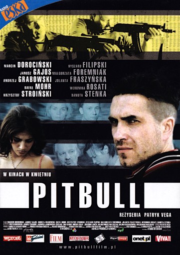 Przód ulotki filmu 'PitBull'