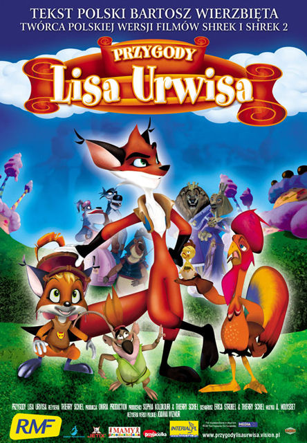 Polski plakat filmu 'Przygody Lisa Urwisa'