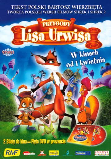 Przód ulotki filmu 'Przygody Lisa Urwisa'