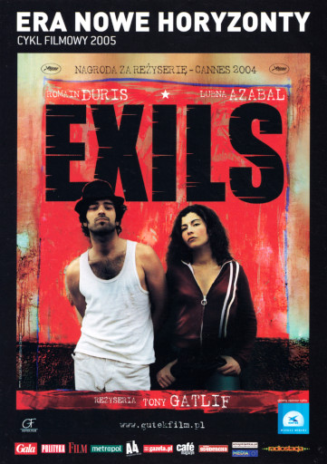 Przód ulotki filmu 'Exils'