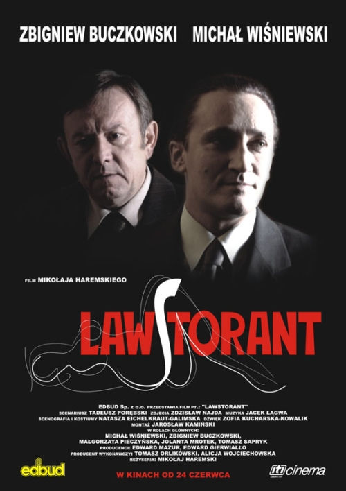 Polski plakat filmu 'Lawstorant'