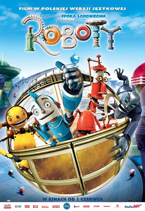 Polski plakat filmu 'Roboty'