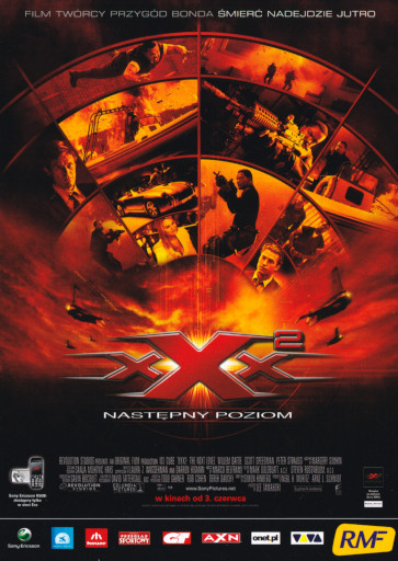Przód ulotki filmu 'xXx 2: Następny Poziom'