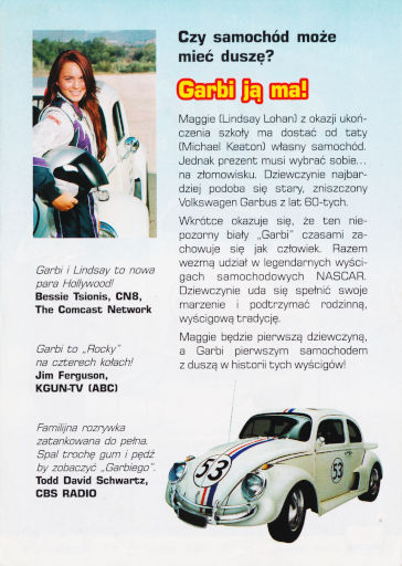 Tył ulotki filmu 'Garbi - Super Bryka'