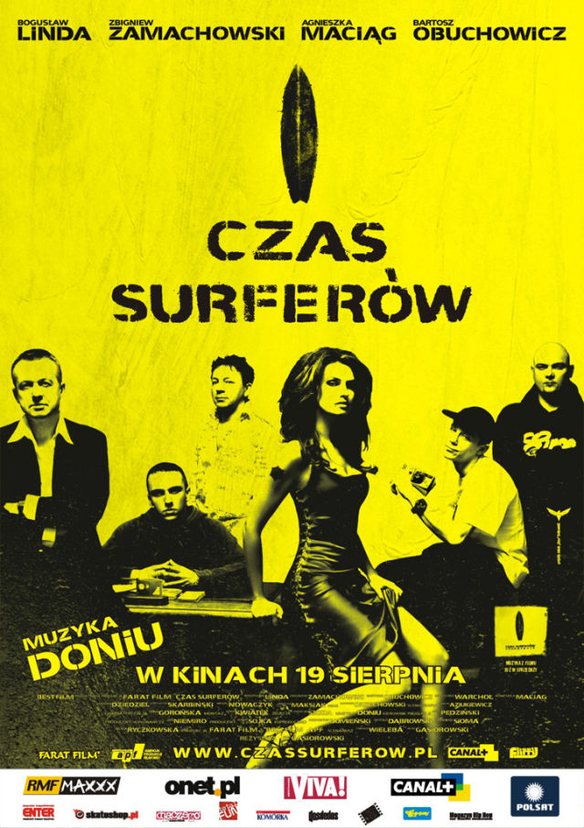 Polski plakat filmu 'Czas Surferów'