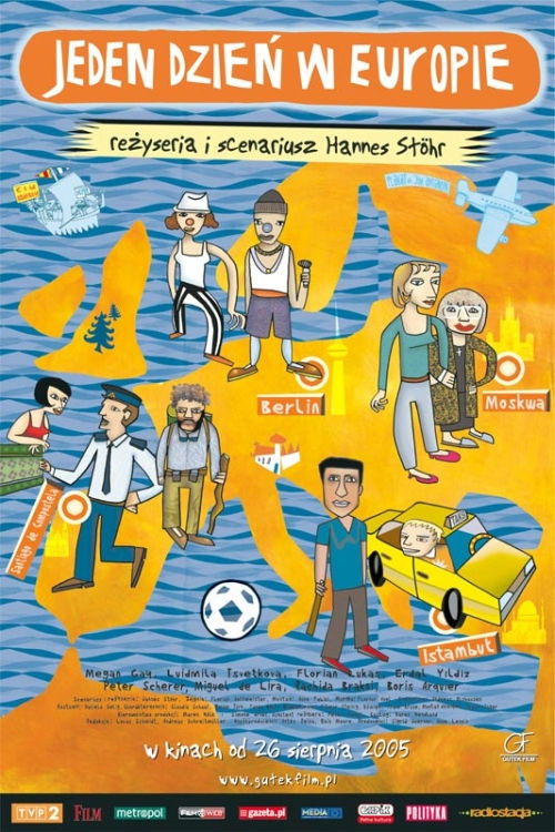 Polski plakat filmu 'Jeden Dzień W Europie'